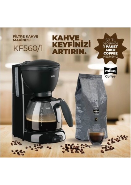 KF560 Cafe House Filtre Kahve Makinası + Paket Kahve