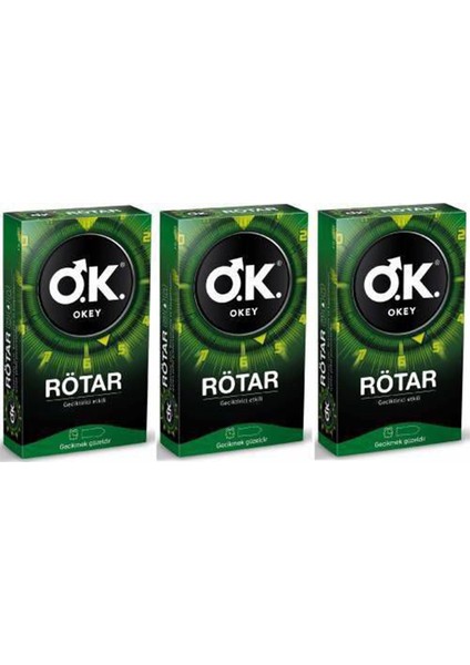 Rötar Prezervatif 10'lu 3 Adet