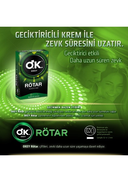 Rötar Prezervatif 10'lu 3 Adet
