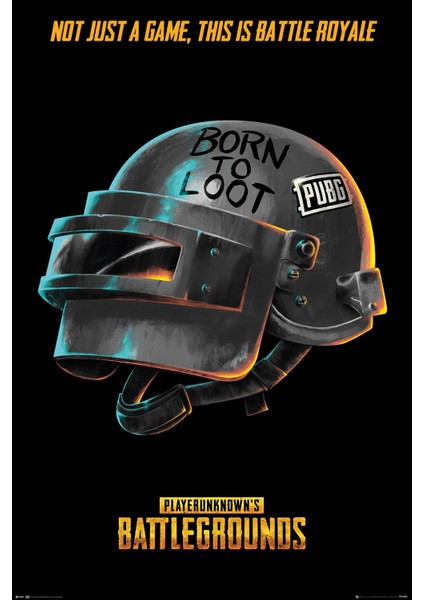 GB Eye Pubg Born To Loot  Maxi Poster