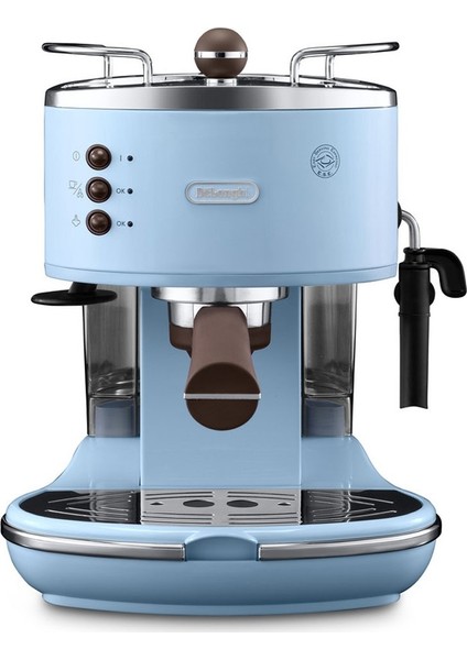 ECOV311.AZ Icona Vintage Serisi Espresso ve Cappuccino Makinesi + Paket Kahve