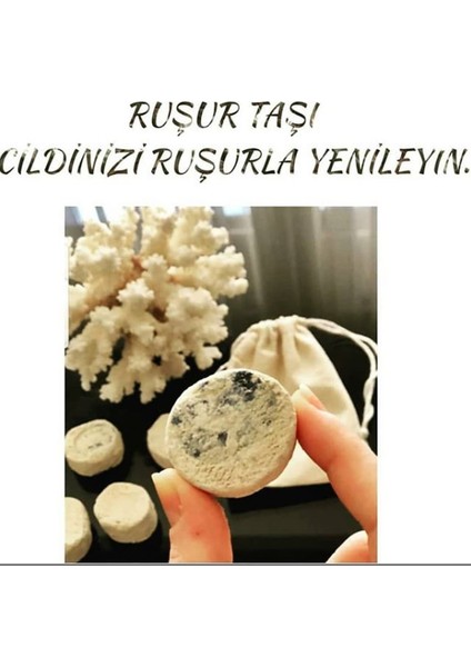 Sefidab Ruşur Taşı 10.adet Mühürlü