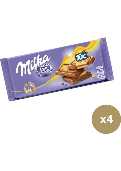 Tablet Mini Tuc Çikolata 87 gr - 4'lü