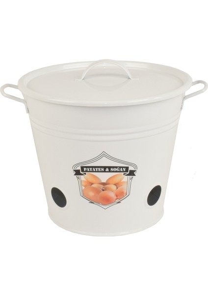 Patates Soğanlık Tekli Beyaz