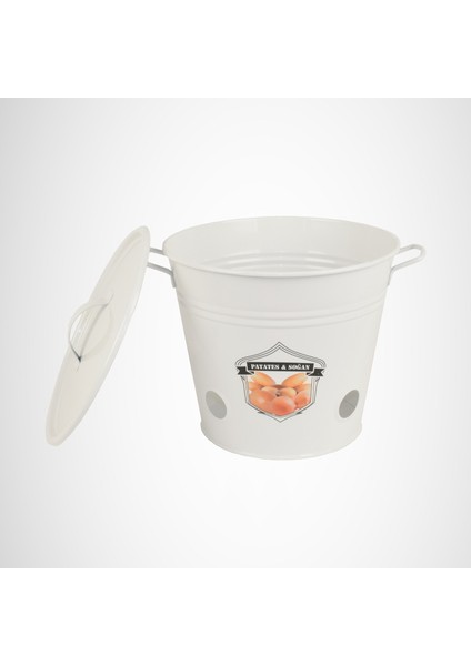 Patates Soğanlık Tekli Beyaz
