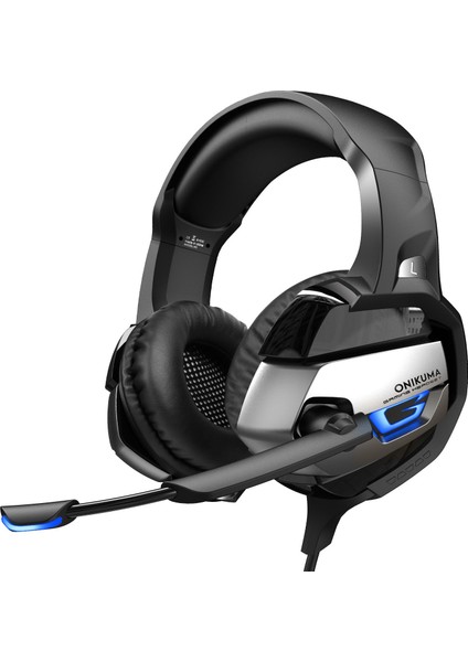 K5 Gaming Kulaklık Siyah/Gri PC/PS4/XBOX