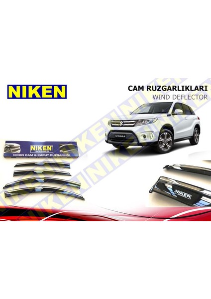 Suzuki Grand Vitara Kromlu 4'lü Cam Rüzgarlığı Seti 2016 Üzeri fiyatları