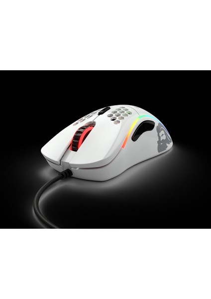 Model D Minus Kablolu Parlak Beyaz RGB Oyuncu Mouse GD-GWHITE