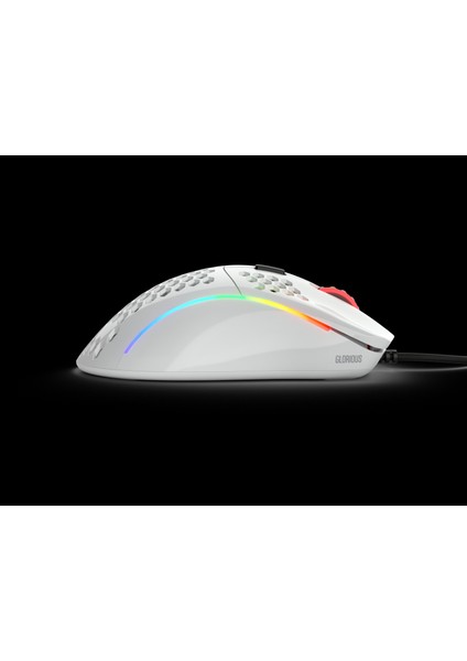 Model D Minus Kablolu Parlak Beyaz RGB Oyuncu Mouse GD-GWHITE