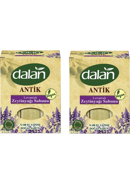 Antik Zeytin Yağlı Lavanta Sabunu El Yapımı 2 Adet 900 gr