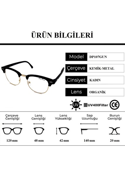 DP107GUN Kadın Güneş Gözlüğü