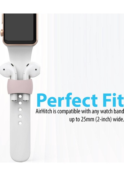 Airhitch AirPods Kulaklık Tutucu Aparat Saat Kayışına Takılabilir Silikon