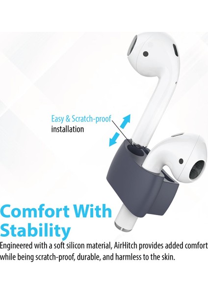 Airhitch AirPods Kulaklık Tutucu Aparat Saat Kayışına Takılabilir Silikon