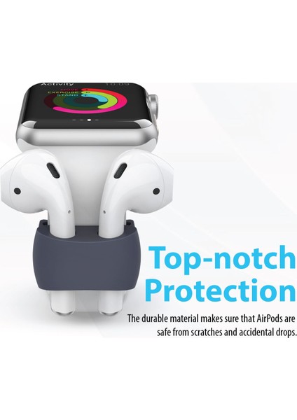 Airhitch AirPods Kulaklık Tutucu Aparat Saat Kayışına Takılabilir Silikon