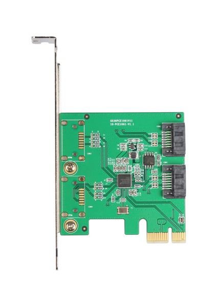 2 Port Sata Iıı Raid 0 / 1 Pcı-E 2.0 X1 Controller Kart (Raıd0 Raıd1 Span)