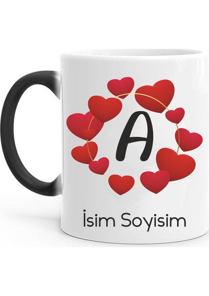 Kişiye Özel Harf Sihirli Kupa Bardak