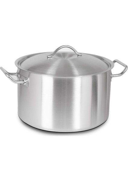 Çelik Tencere - Silindirik 36x29 cm - 29,5 Lt