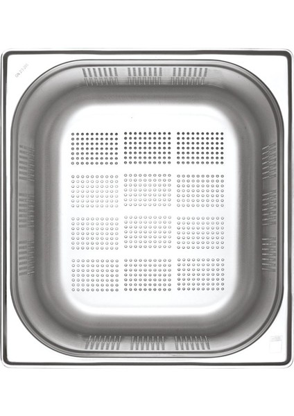 Süzgeçli Çelik Gastronom Küvet 1/2-100