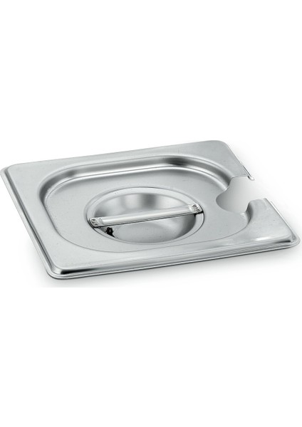 Çelik Gastronom Kapak (Kepçe Delikli) 1/2