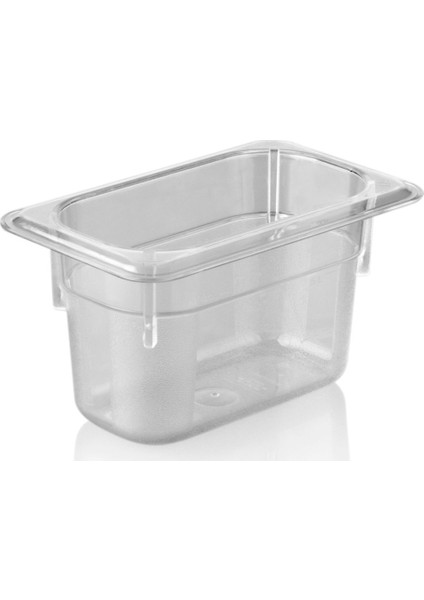 Kırılmaz Şeffaf Gastronom Küvet 1/9-100