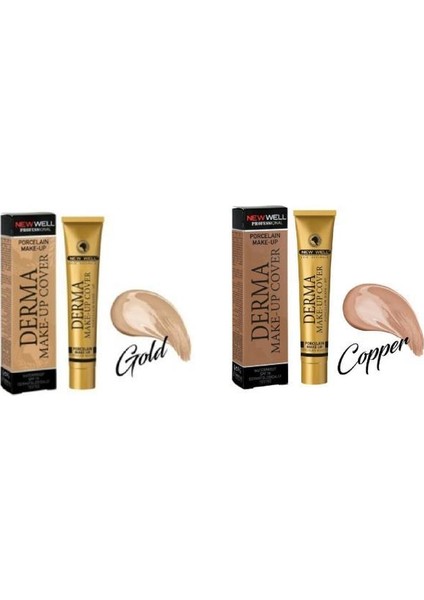 Derma Yoğun Kapatıcı Fondöten 01 Gold+Copper