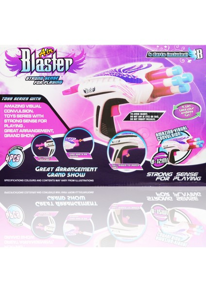 Air Blaster Yumuşak Mermi Atan Tabanca 6 Mermili fırsatları