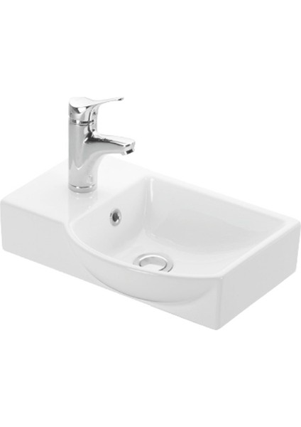 Litos Dolap Uyumlu Lavabo Sol-4779 45 cm Beyaz
