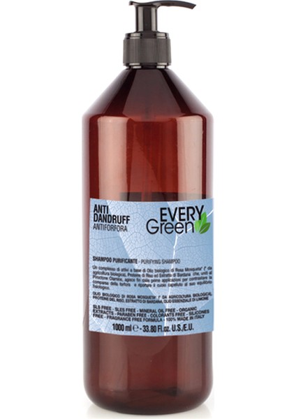 Every Green Kepekli Saçlar Için Şampuan Purifying Shampoo 1 lt