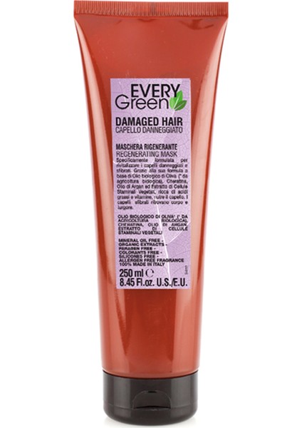 Every Green Yıpranmış Saçlar Için Maske Damage Hair Mask 250 ml