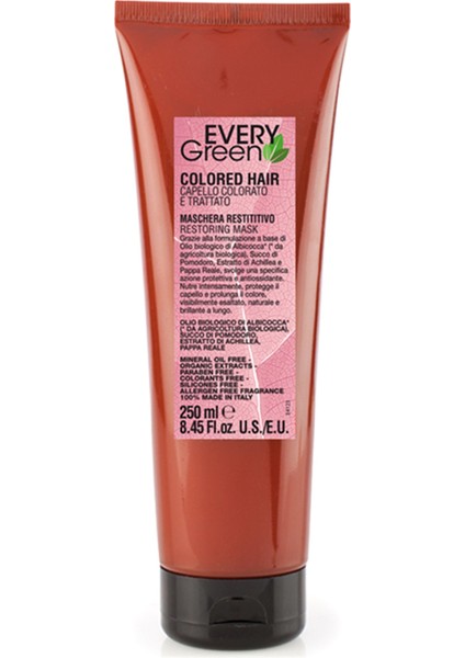 Every Green Boyalı Saçlar Için Maske Colored Hair Mask 250 ml