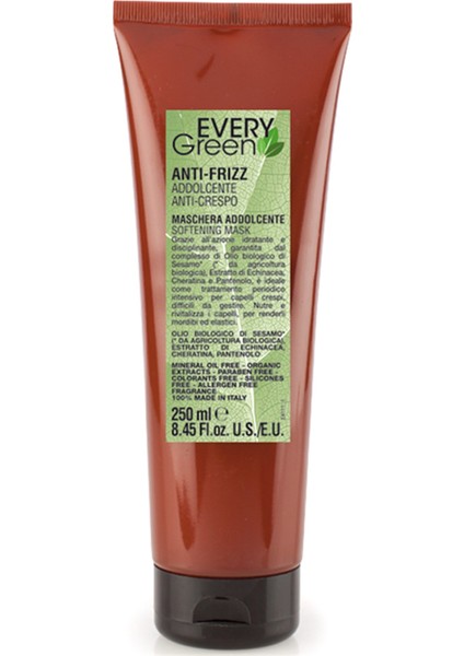 Every Green Asi Kabaran Saçlar Için Maske 250 ml