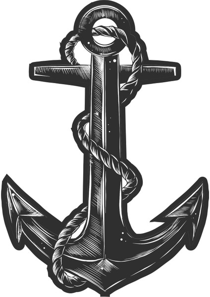 Çapa Sticker 00221 10 x 15,5 cm Renkli