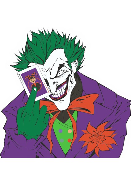 Sticker Fabrikası Joker Sticker 00224 18 x 18 cm Renkli