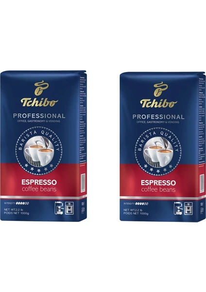 Professional Espresso Çekirdek Kahve 1000 gr - 2 Adet