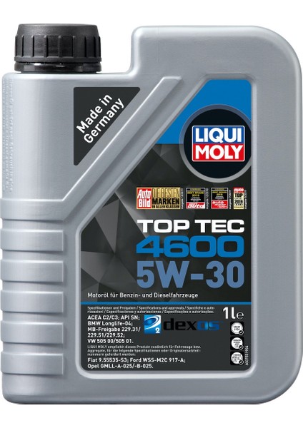 Liqui Moly Top Tec 4600 5W-30 1 Litre Motor Yağı ( Üretim Yılı: 2022 )