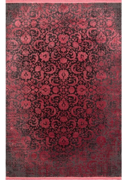Cordoba Db 02 Antrasit Burgonya Viskon Akrilik Yolluk 160 x 230 cm