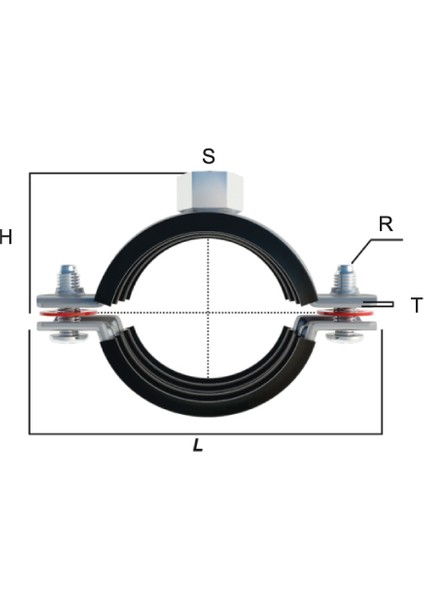 Asçeli̇k Somunlu Kelepçe 1/2" modelleri