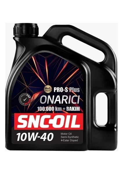 SNC-OIL Pro-S Plus 10W-40 4 Litre Onarıcı Motor Yağı ( Üretim Yılı: 2023 )