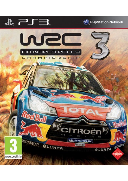 WRC 3 FIA World Rally Championship PS3 Oyun