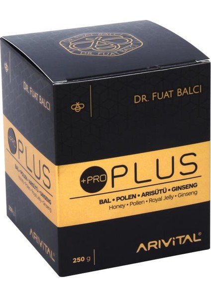 +Pro Plus Arı Sütü - Bal - Polen - Propolis 250 gr