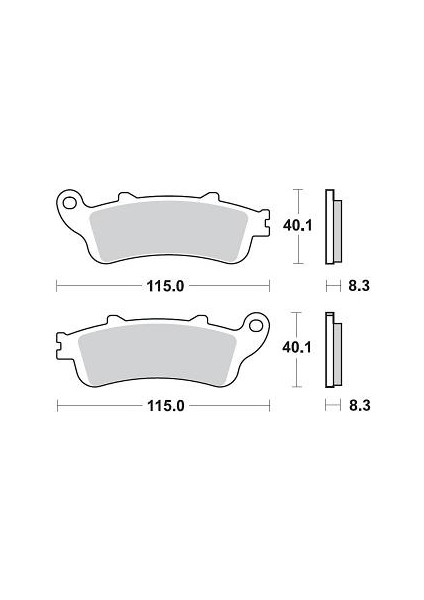 Honda Vfr V-Tec Abs 800 Brakıng Arka Fren Balatası 2002 - 2013