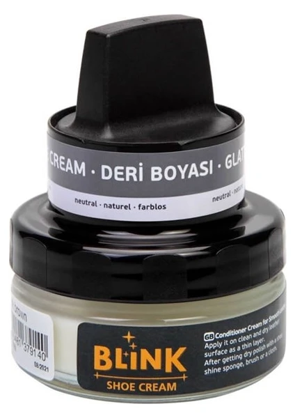 Blink Shoe Cream Cam Boya  Naturel