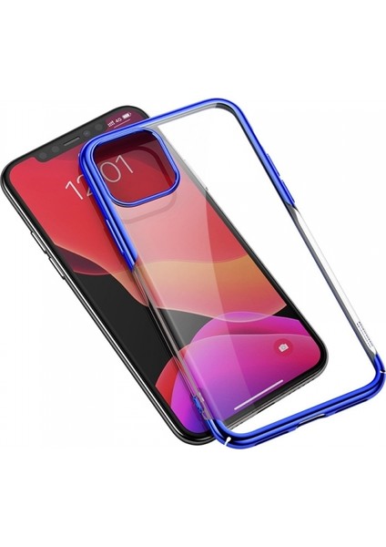 WIAPIPH58S-DW03 Glitter Case Apple iPhone 11 Pro Silikon Kılıf Mavi
