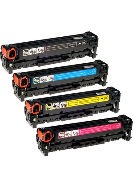 Hp Laserjet CE410 (305) / CC530 (304) Bk/c/y/m 1100 Sayfa Renkli Muadil Toner