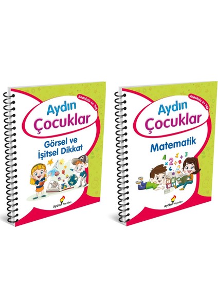 Aydın Çocuklar 4 Yaş Etkinlik Kitabım Seti - 2 Kitap