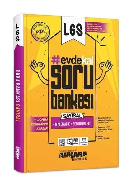 LGS 1. Dönem Evde Kal Sayısal Soru Bankası