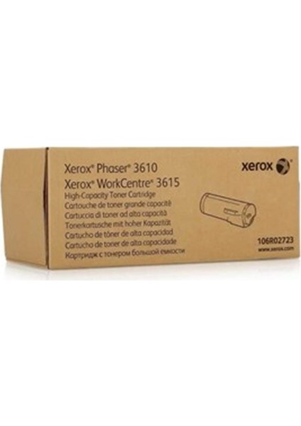 Phaser 3610 14100 Sayfa Çapraz Renkli Toner