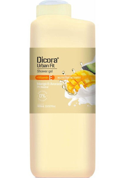 Urban Fit Duş Jeli E Vitamini Mango & Avokado 400 ml