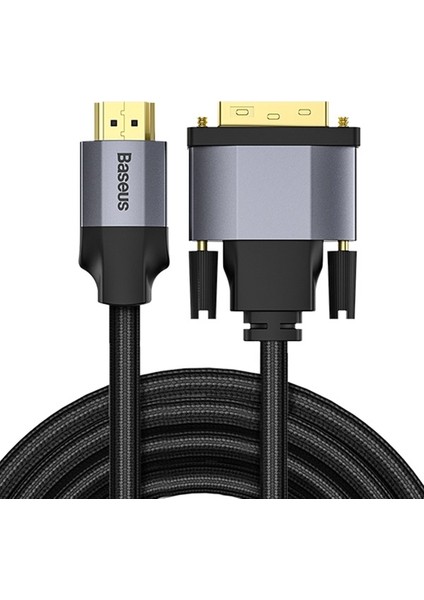 CAKSX-F0G 4K HD HDMI-DVI Dönüştürücü 1 mt Siyah-Gri