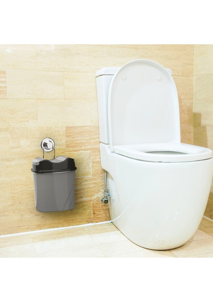 VAKUMLU PORTATİF ÇÖP KOVASI GRİ KROM DM007 fırsatları